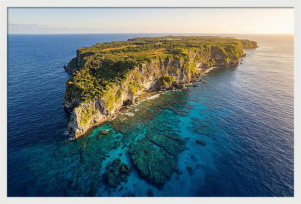 Niue Coastline From Above