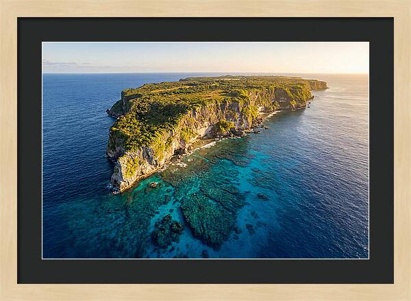 Niue Coastline From Above