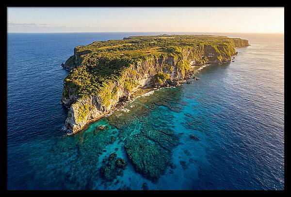 Niue Coastline From Above