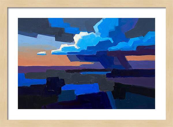 Noctilucent Clouds In Electric Blue
