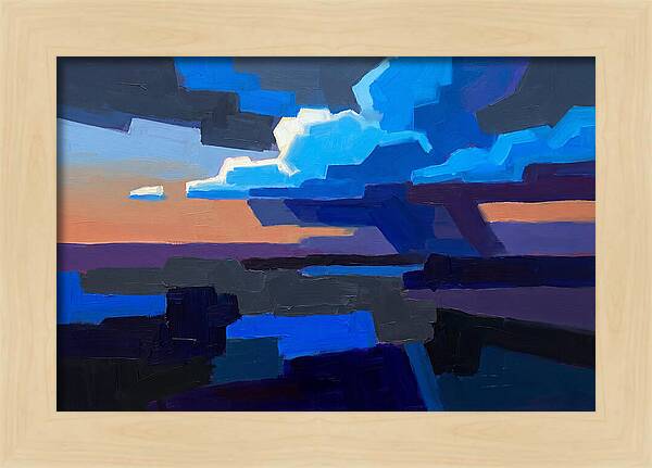 Noctilucent Clouds In Electric Blue