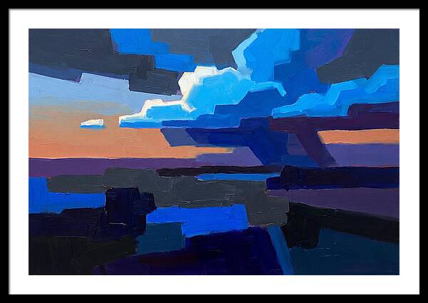 Noctilucent Clouds In Electric Blue