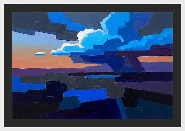 Noctilucent Clouds In Electric Blue