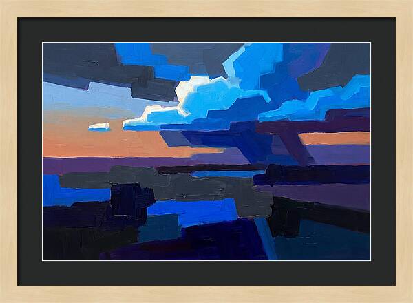 Noctilucent Clouds In Electric Blue