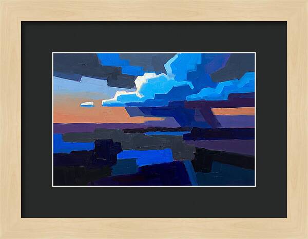 Noctilucent Clouds In Electric Blue