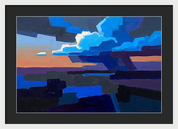 Noctilucent Clouds In Electric Blue