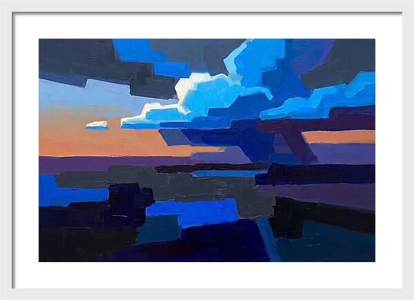 Noctilucent Clouds In Electric Blue