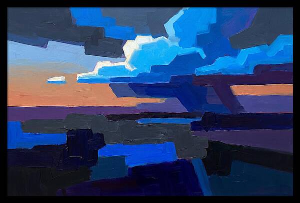 Noctilucent Clouds In Electric Blue
