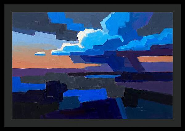 Noctilucent Clouds In Electric Blue
