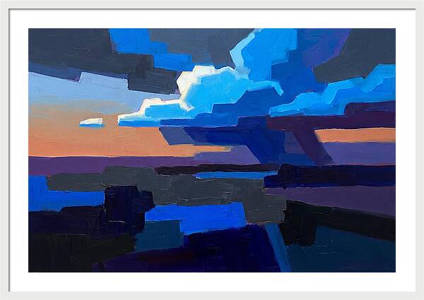 Noctilucent Clouds In Electric Blue