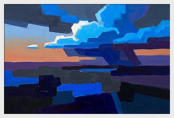 Noctilucent Clouds In Electric Blue