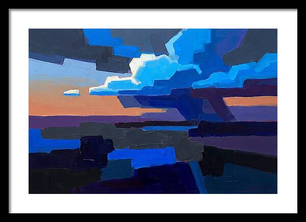 Noctilucent Clouds In Electric Blue