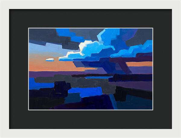 Noctilucent Clouds In Electric Blue