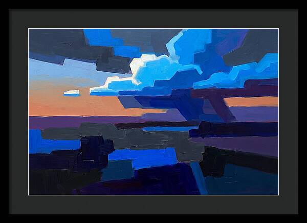Noctilucent Clouds In Electric Blue