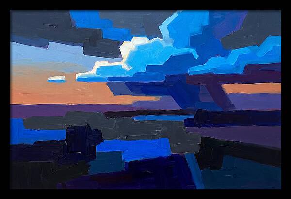 Noctilucent Clouds In Electric Blue