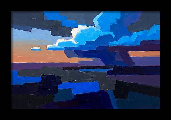 Noctilucent Clouds In Electric Blue