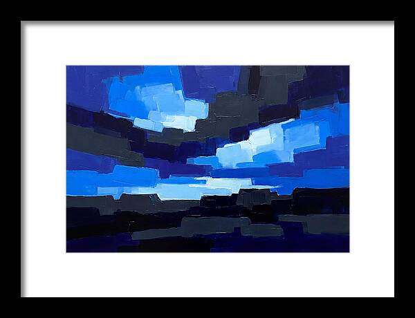 Noctilucent Clouds Over Electric Blue