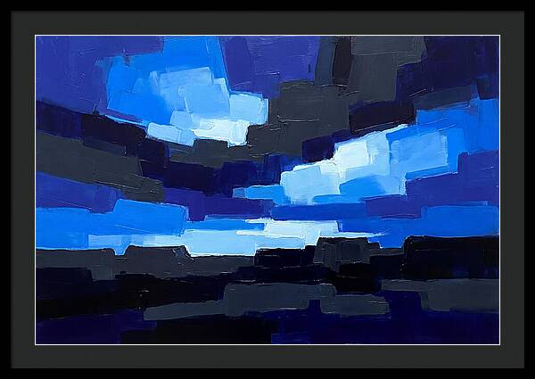 Noctilucent Clouds Over Electric Blue