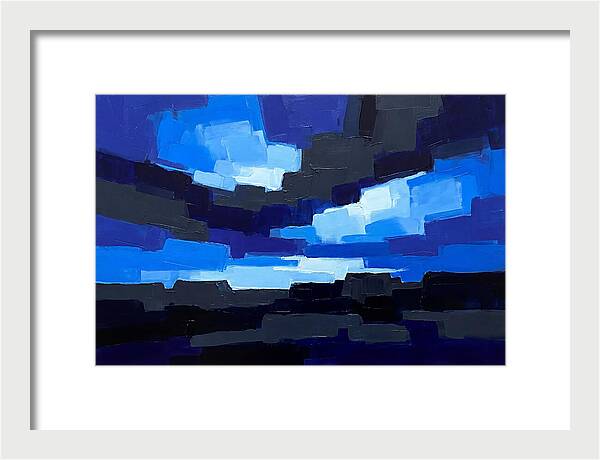 Noctilucent Clouds Over Electric Blue