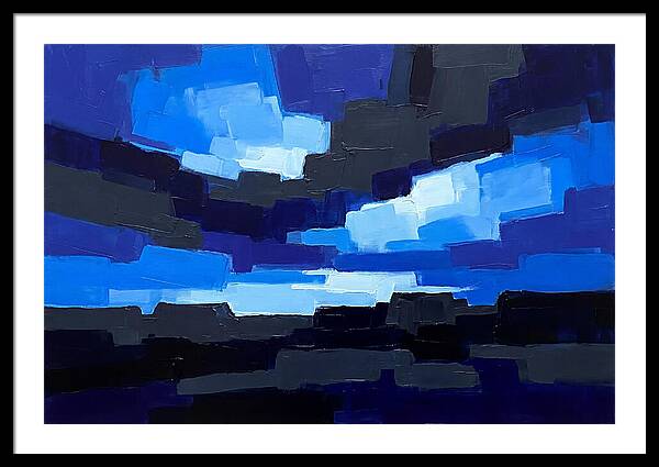Noctilucent Clouds Over Electric Blue