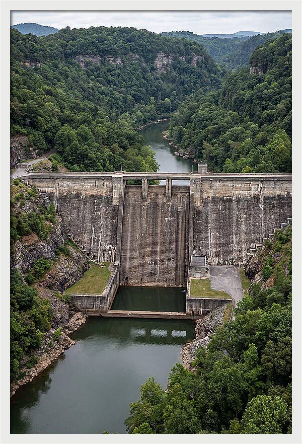 Norris Dam Surrounded By Nature