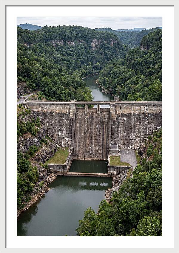 Norris Dam Surrounded By Nature