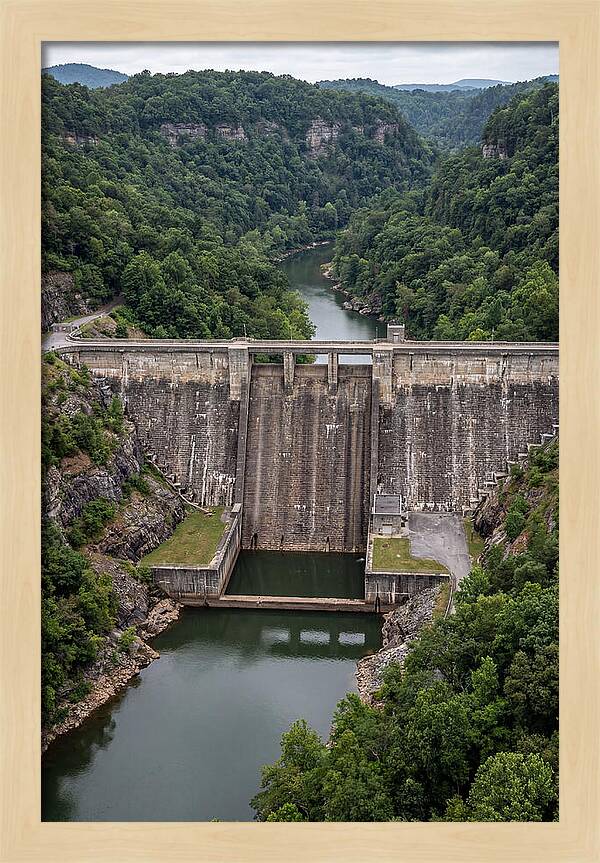 Norris Dam Surrounded By Nature