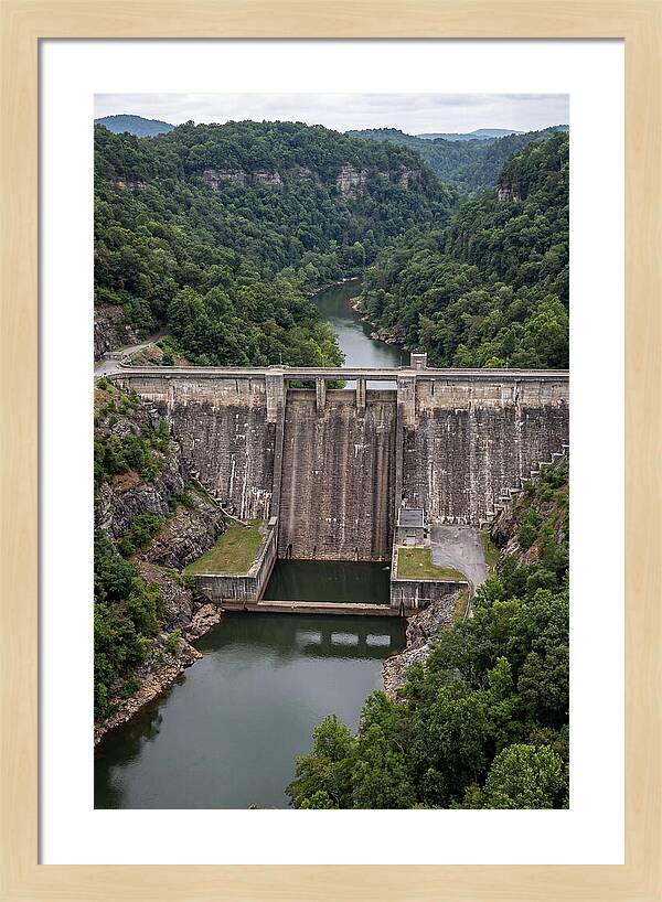 Norris Dam Surrounded By Nature