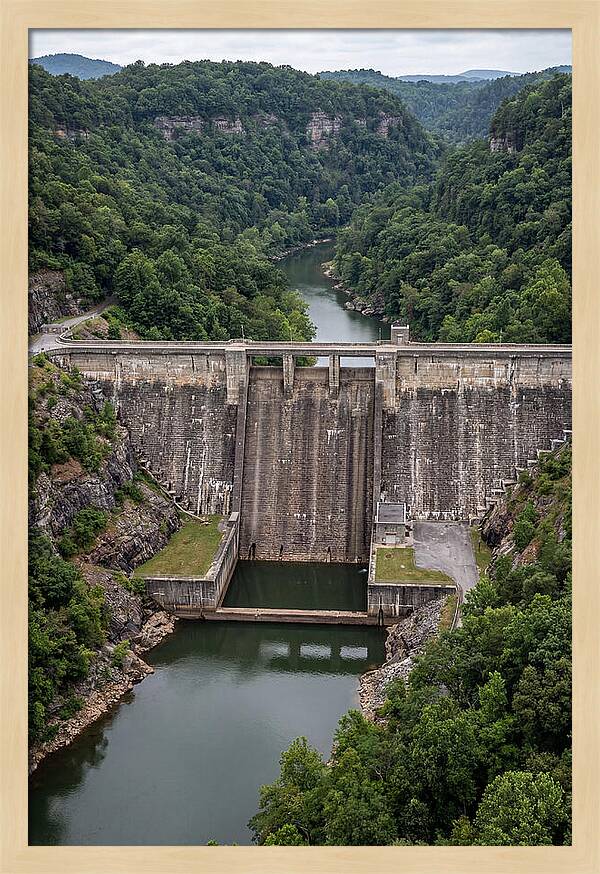 Norris Dam Surrounded By Nature
