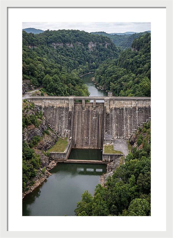 Norris Dam Surrounded By Nature