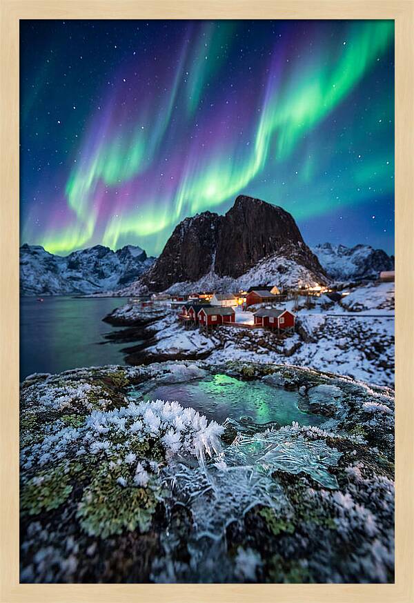 Northern Lights Above Lofoten