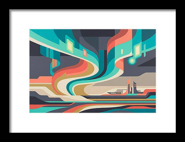 Northern Lights Abstract Expression