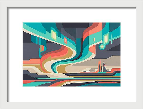 Northern Lights Abstract Expression