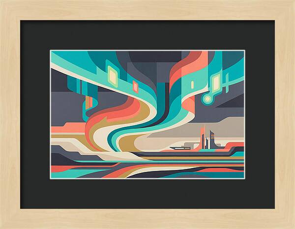Northern Lights Abstract Expression