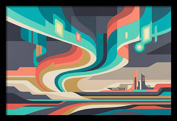Northern Lights Abstract Expression