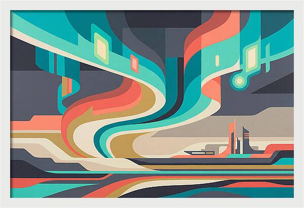Northern Lights Abstract Expression