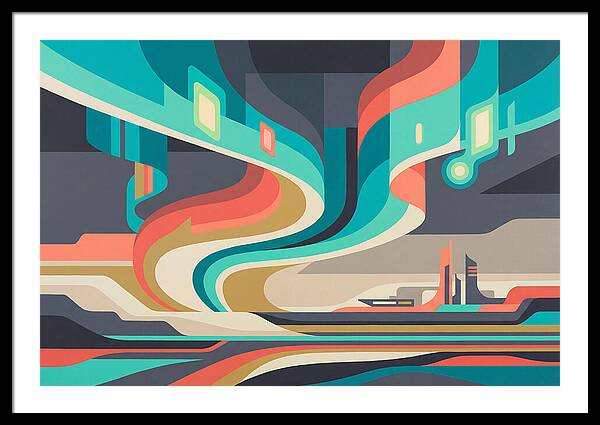 Northern Lights Abstract Expression