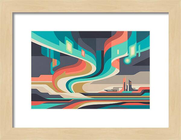 Northern Lights Abstract Expression
