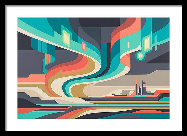 Northern Lights Abstract Expression