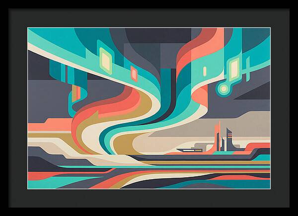Northern Lights Abstract Expression