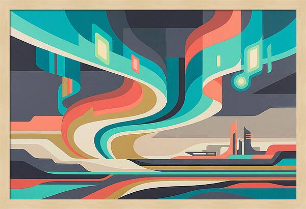 Northern Lights Abstract Expression