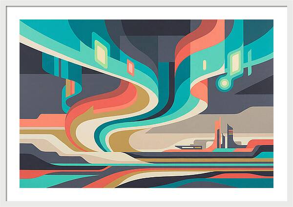 Northern Lights Abstract Expression
