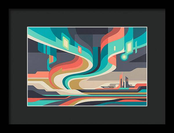 Northern Lights Abstract Expression