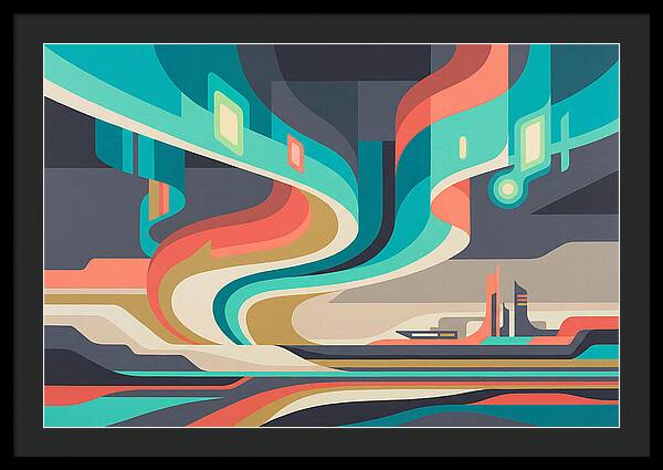Northern Lights Abstract Expression