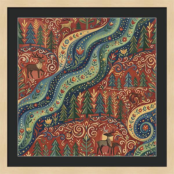 Northern Lights Folk Art