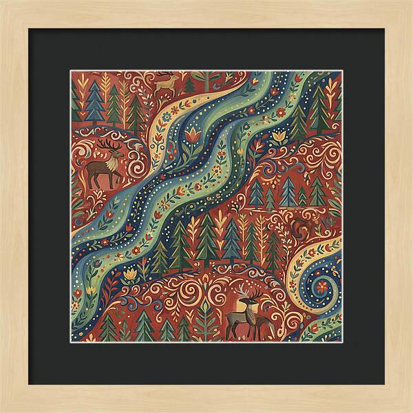 Northern Lights Folk Art