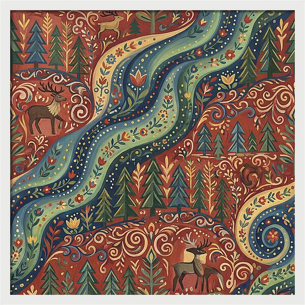 Northern Lights Folk Art