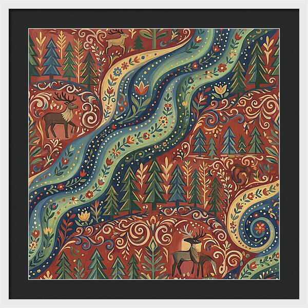 Northern Lights Folk Art