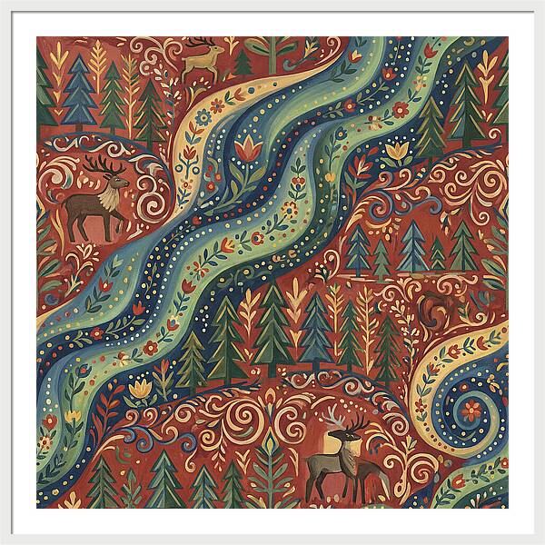 Northern Lights Folk Art