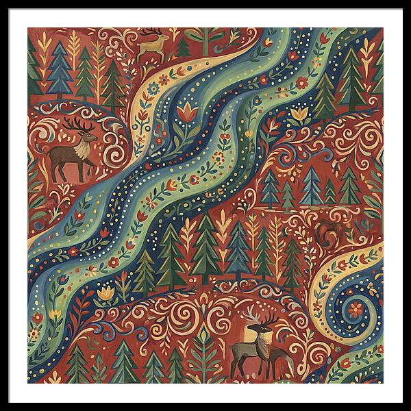 Northern Lights Folk Art